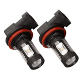 Maxbell 2 Pieces H11 2828 6LED 30W Car Fog Driving DRL Light Bulbs 7000K Cool White