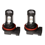 Maxbell 2 Pieces H11 2828 6LED 30W Car Fog Driving DRL Light Bulbs 7000K Cool White