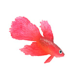 Maxbell Artificial Silicone Soft Glowing Effect Betta Aquarium Fish Tank Decor Red