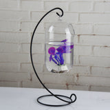 Maxbell Hanging Glass Flower Vase Bottle Hydroponic Terrarium Container Home Decor L