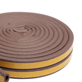 Maxbell 5m Foam Self Adhesive Window Door Excluder Seal Strip Tape D 9x6mm Brown
