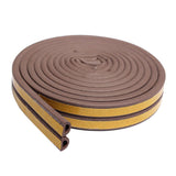 Maxbell 5m Foam Self Adhesive Window Door Excluder Seal Strip Tape D 9x6mm Brown