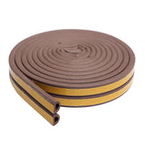 Maxbell 5m Foam Self Adhesive Window Door Excluder Seal Strip Tape D 9x6mm Brown