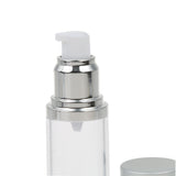 Maxbell Airless Lotion Bottle Refillable Sunscreen Lotion Container 30ml Silver