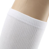 Maxbell Unisex Nylon Copper Anti-Fatigue Compression Support Socks S/M White