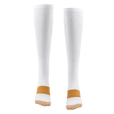 Maxbell Unisex Nylon Copper Anti-Fatigue Compression Support Socks S/M White