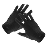 Maxbell Women Sun Protection Short Gloves Costume Gloves Opera Party Dress Black