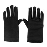 Maxbell Women Sun Protection Short Gloves Costume Gloves Opera Party Dress Black