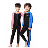 Maxbell Kids Full Body Swimwear Long Sleeve Swimming Diving Wetsuit Girl S Pink