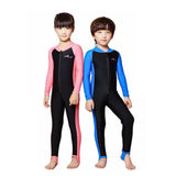 Maxbell Kids Full Body Swimwear Long Sleeve Swimming Diving Wetsuit Girl S Pink