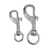 Maxbell Marine Stainless Steel Round Eye Swivel Bolt Snap Hook Dog Chain Clip 88mm