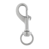 Maxbell Marine Stainless Steel Round Eye Swivel Bolt Snap Hook Dog Chain Clip 88mm