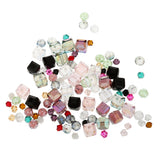 Maxbell 100Pcs Assorted Crystal DIY Charms Hair Bow Beads Craft Accessory