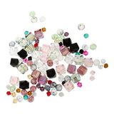 Maxbell 100Pcs Assorted Crystal DIY Charms Hair Bow Beads Craft Accessory