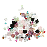 Maxbell 100Pcs Assorted Crystal DIY Charms Hair Bow Beads Craft Accessory