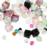 Maxbell 100Pcs Assorted Crystal DIY Charms Hair Bow Beads Craft Accessory
