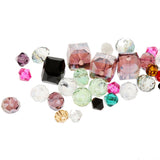 Maxbell 100Pcs Assorted Crystal DIY Charms Hair Bow Beads Craft Accessory