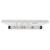 Maxbell Plastic 30cm Multi-Purpose Drawing Rolling Parallel Ruler