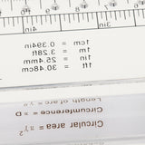 Maxbell Plastic 30cm Multi-Purpose Drawing Rolling Parallel Ruler