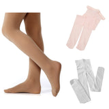 Maxbell Girls Soft Pantyhose Tights Stockings Ballet Dancewear Velvet Light Pink S