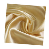 Maxbell Solid Plain Silk Satin Multi-Use Cloth in Lustrous Golden Khaki