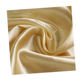 Maxbell Solid Plain Silk Satin Multi-Use Cloth in Lustrous Golden Khaki