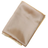 Maxbell Solid Plain Silk Satin Multi-Use Cloth in Lustrous Golden Khaki