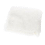 Maxbell Newborn Baby Faux Fur Blanket Basket Stuffer Photography Photo Props White