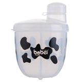 Maxbell Portable Rotary Baby Milk Formula Dispenser Powder Box Container Yellow