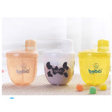 Maxbell Portable Rotary Baby Milk Formula Dispenser Powder Box Container Yellow