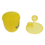 Maxbell Portable Rotary Baby Milk Formula Dispenser Powder Box Container Yellow