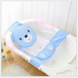 Maxbell Adjustable Safe Mesh Baby Bath Tub Seat Support Cradle Bathtub Sling Blue 1