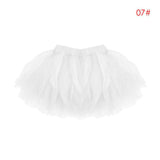 Maxbell Womens Girls Kids Princess Ballet Tutu Skirt Wedding Prom Mini Fancy Dress Baby White