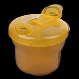 Maxbell Baby Formula Milk Powder Dispenser 3 Sections Container Storage Box Yellow