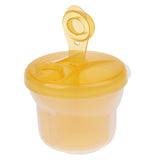 Maxbell Baby Formula Milk Powder Dispenser 3 Sections Container Storage Box Yellow