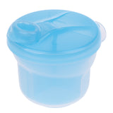 Maxbell Baby Formula Milk Powder Dispenser 3 Sections Container Storage Box Blue