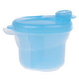 Maxbell Baby Formula Milk Powder Dispenser 3 Sections Container Storage Box Blue