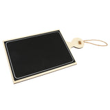 Maxbell Wooden Blackboard Chalkboard Hanging Memo Message Wedding Sign Plaque Decor