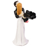 Maxbell To Have and to Hold Bride Carrying Groom Funny Wedding Ceramic Cake Topper