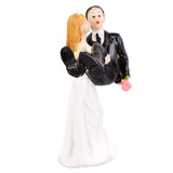 Maxbell To Have and to Hold Bride Carrying Groom Funny Wedding Ceramic Cake Topper