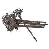 Maxbell 6Pcs Retro Vintage Filigree Hair Clip Pin Bobby Pin DIY Headwear Accessory