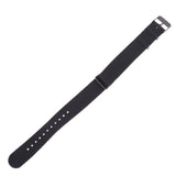 Maxbell Woven Nylon Watch Strap Wristwatch Band Stainless Steel Buckle Gray 20mm