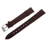Maxbell High Quality Leather Strap Bracelet Band Replacement for Watches 14mm brown