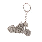 Maxbell Big Motorcycle Skull Skeleton Rider Pendant Purse Bag Keyring Keychain Gift