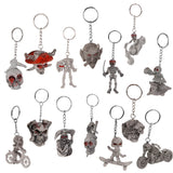 Maxbell Big Motorcycle Skull Skeleton Rider Pendant Purse Bag Keyring Keychain Gift