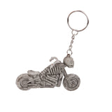 Maxbell Big Motorcycle Skull Skeleton Rider Pendant Purse Bag Keyring Keychain Gift