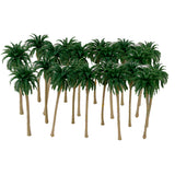 Maxbell 20pcs Green Model Coconut Palm Trees 1/120 8cm