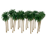 Maxbell 20pcs Green Model Coconut Palm Trees 1/120 8cm
