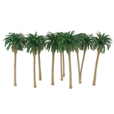 Maxbell 20pcs Green Model Coconut Palm Trees 1/150 7cm