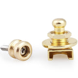 Maxbell 2PCS Skidproof Strap Lock for Electric Guitar Bass Gold